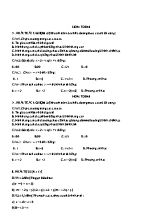 Toan 8 - Ôn tập kiểm tra